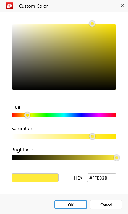 PDF Extra: dialing in custom colors for the highlighting tool